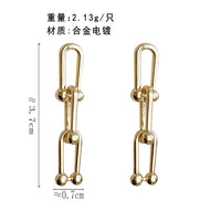 Personalized Chain Earrings