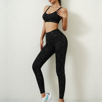 Spaghetti Strap Beauty Back Sports Bra Sports Suit