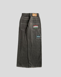 Popular American Retro Alien Print Street Cool Wear Harajuku Wide-leg Jeans