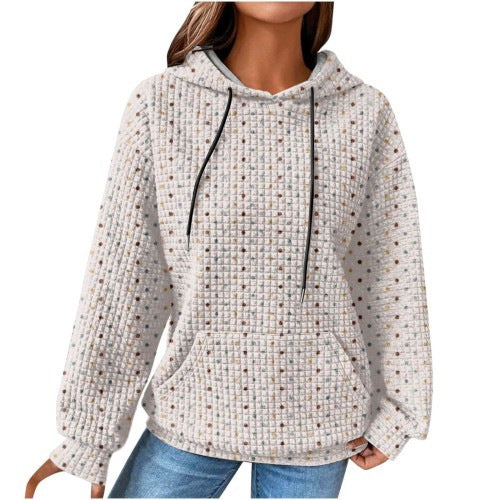 Winter Hooded Sweater Digital 3D Printing Casual Style