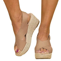 Wedge Heel Platform Sandals