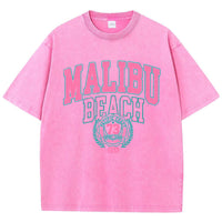 Street European And American Pure Cotton Washed T-shirt