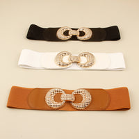 Fashionable loose tight weave female girdle elastic contracted tie-in overcoat dress single circle female waist seal