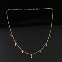 Female Stainless Steel Star Small Pendant Necklace - Chic Angle