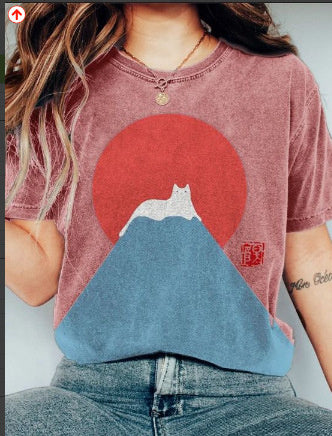 European Hip Hop Series Digital 3D Printing Ladies Street Short-sleeved Sports T-shirt - Chic Angle
