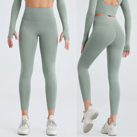 Yoga Clothes Tight Nude Trousers Women Peach Buttocks Quick-drying Sweat