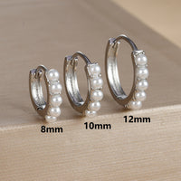 Electroplated Artistic Pearl Earrings Special-interest Design