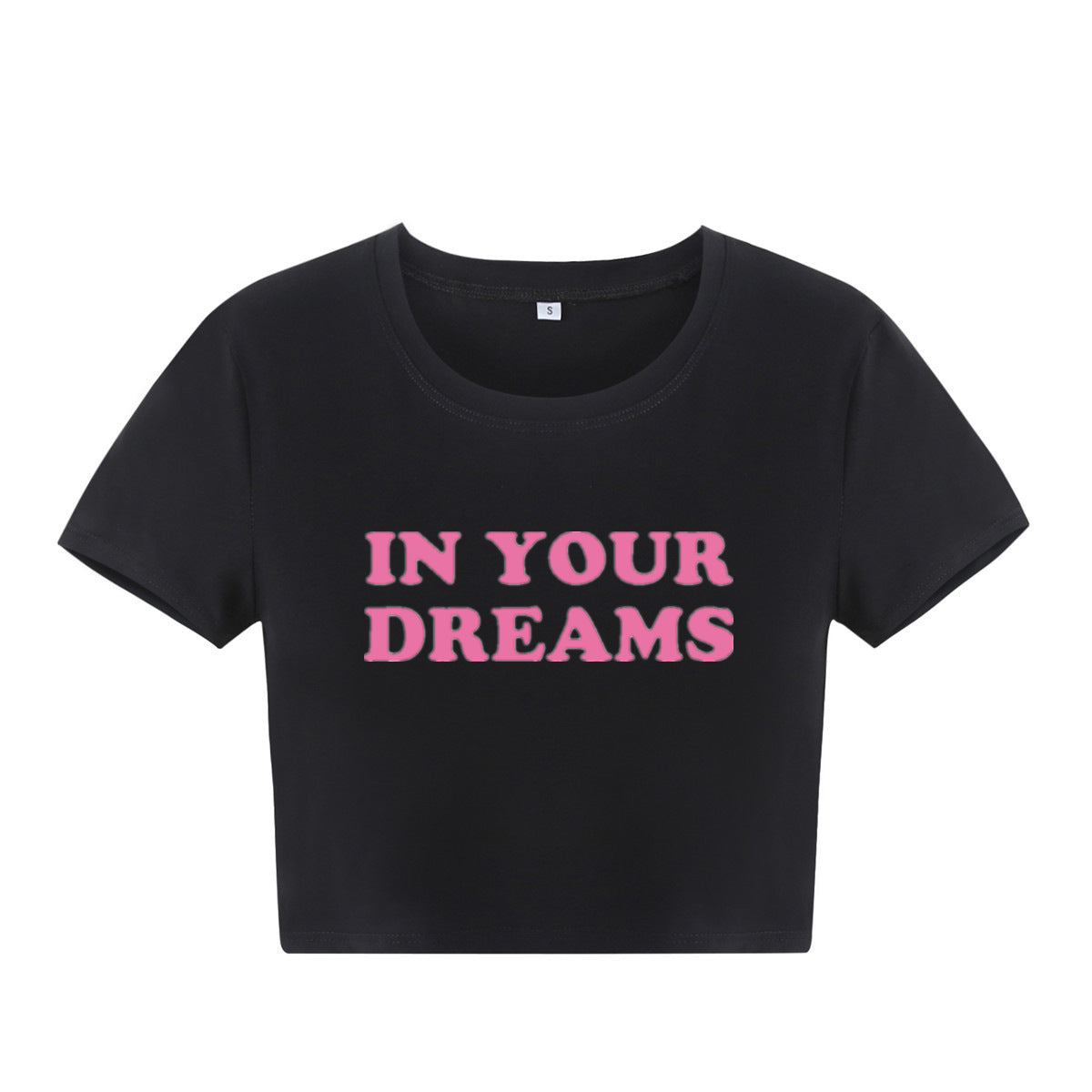 IN YOUR DREAMS Letter Printed Short Sleeve