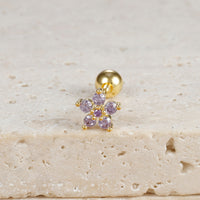 Micro Inlaid Zircon Drop-shaped Colorful Crystals Earrings