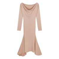 Pink Long-sleeved Dresses