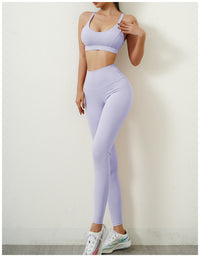 Spaghetti Strap Beauty Back Sports Bra Sports Suit