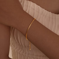 European And American Ornament Personalized Minority Bracelet Stainless Steel Box Chain