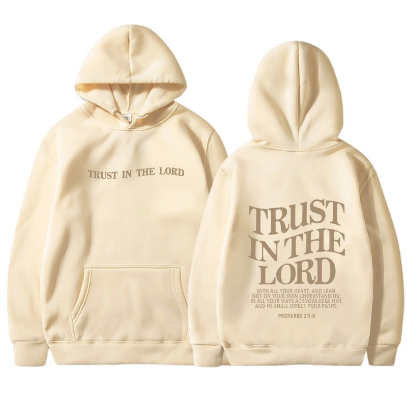 Letter Printed Hoodie Sports Long Sleeve Hoodie