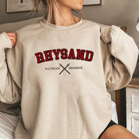 European And American Loose Round Neck Digital Printing Sweatshirt