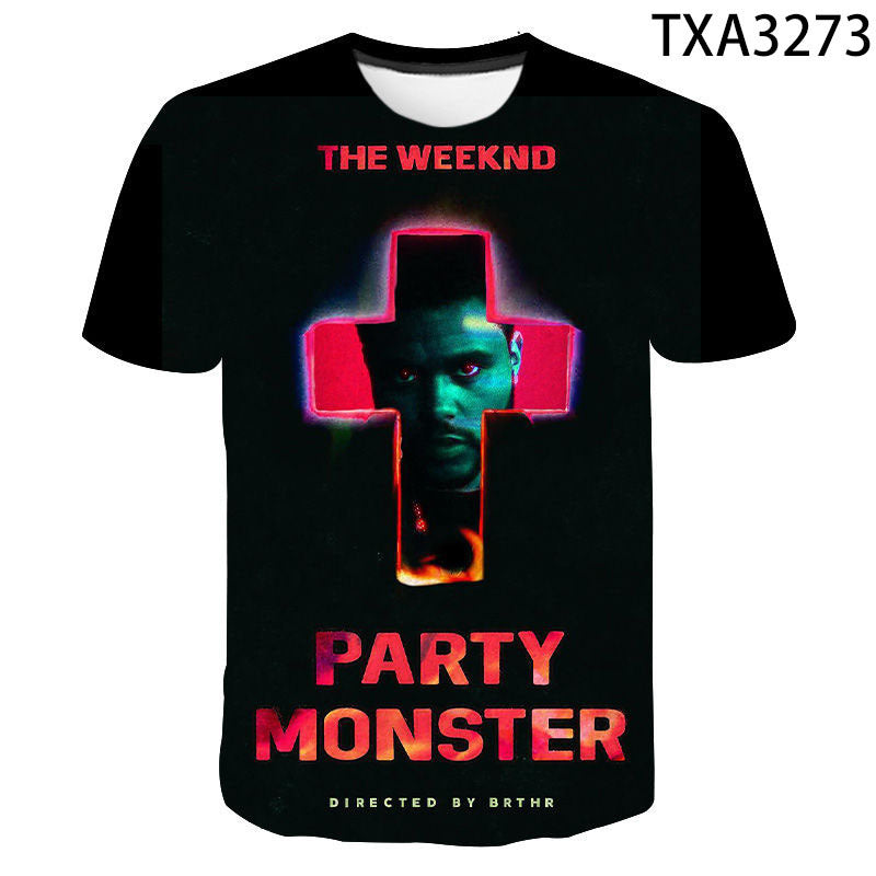 3D Is You Printed Fashion Round Neck Men's And Women's T-Shirts